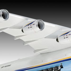 View 4 Revell Antonov An-225 MRIJA Civilian Jumbo Jet Plastic Model Kit Scale 1/144 04958