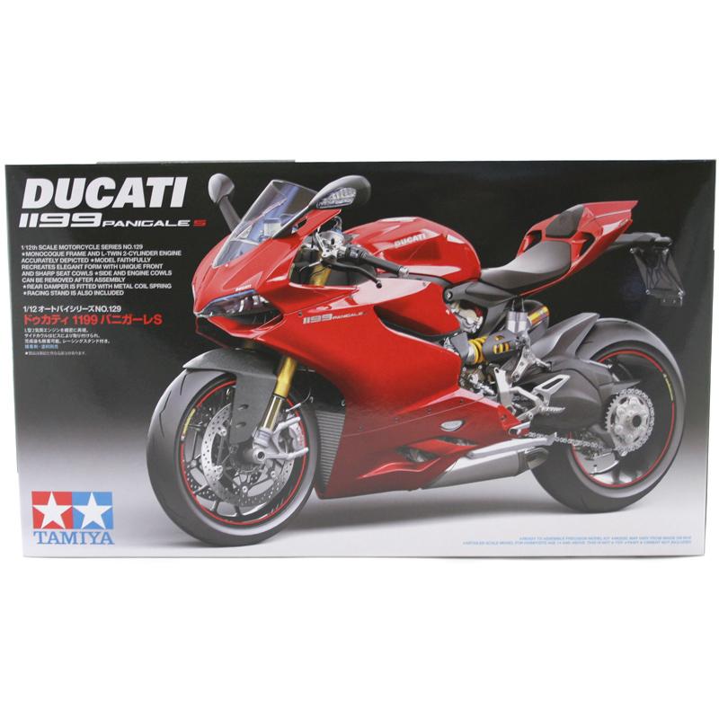 Tamiya Ducati 1199 Panigale S Motorcycle Model Kit Scale 1:12 14129