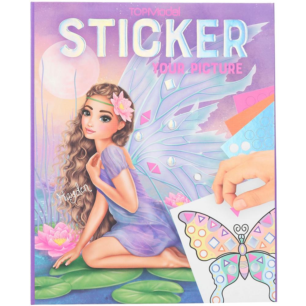 Depesche TOPModel Fantasy Sticker Your Picture Book 25 Pages for Ages 6+ 12079_A