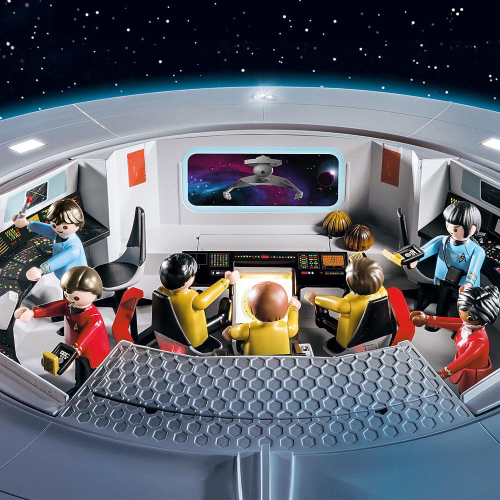 View 2 Playmobil Star Trek U.S.S. Enterprise NCC-1701 Space Ship Playset P70548