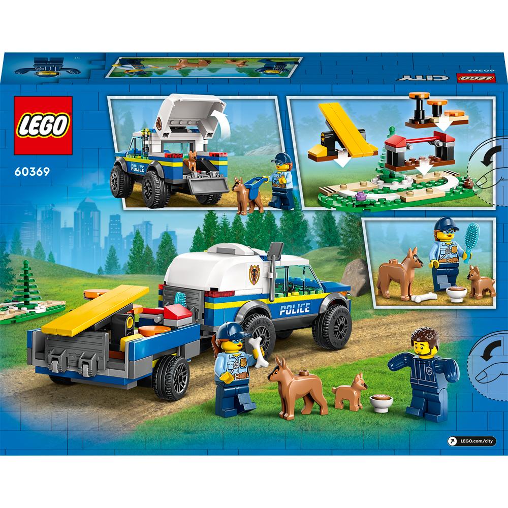 View 4 LEGO City Mobile Police Dog Training Building Set Toy 197 Piece for Ages 5+ 60369
