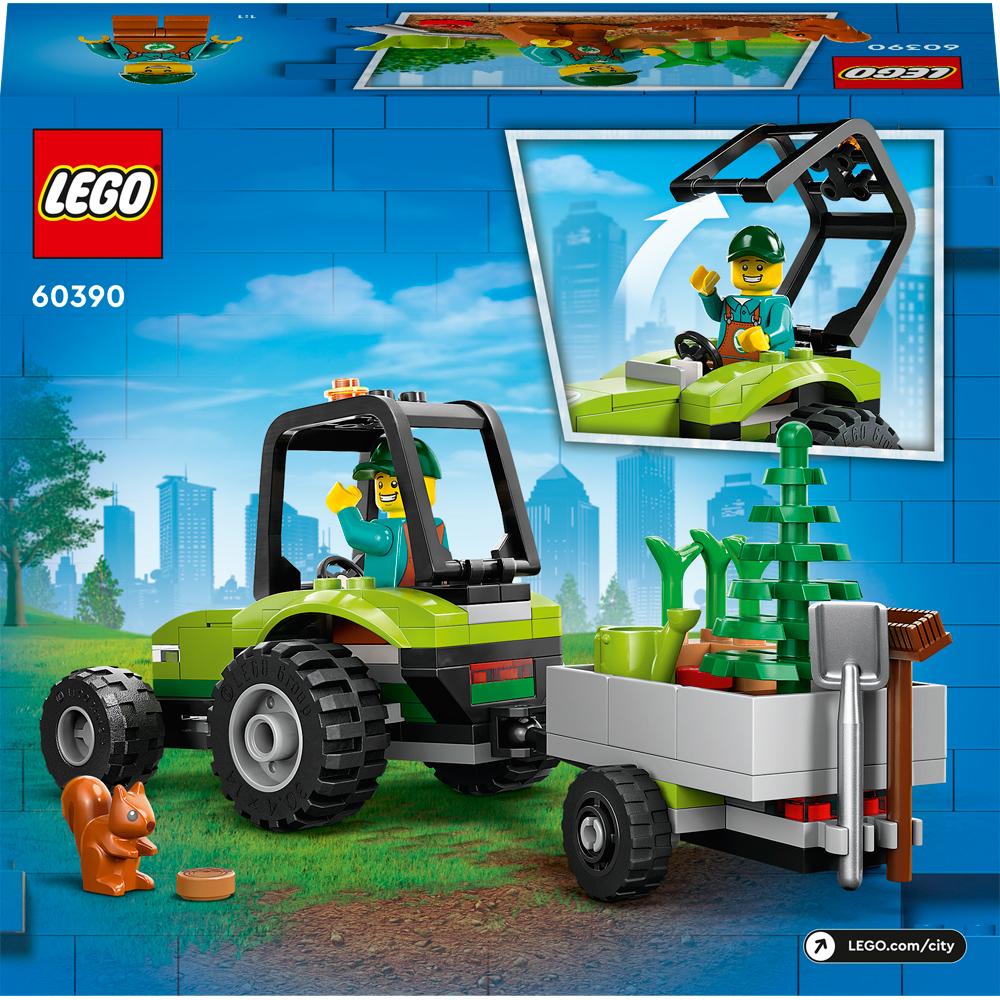 View 4 LEGO City Park Tractor Building Set Toy 86 Pieces with Figure for Ages 5+ L60390