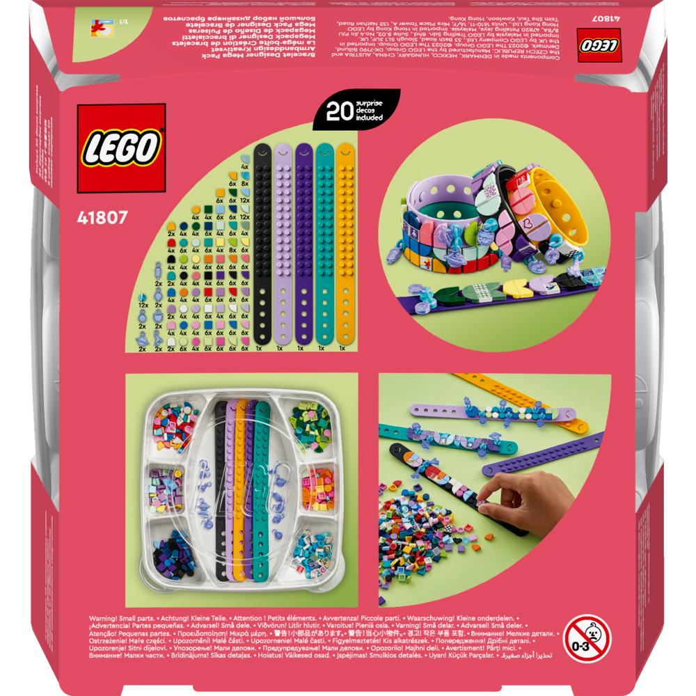 View 4 LEGO DOTS Bracelet Designer Mega Pack Building Toy for Ages 6+ 41807