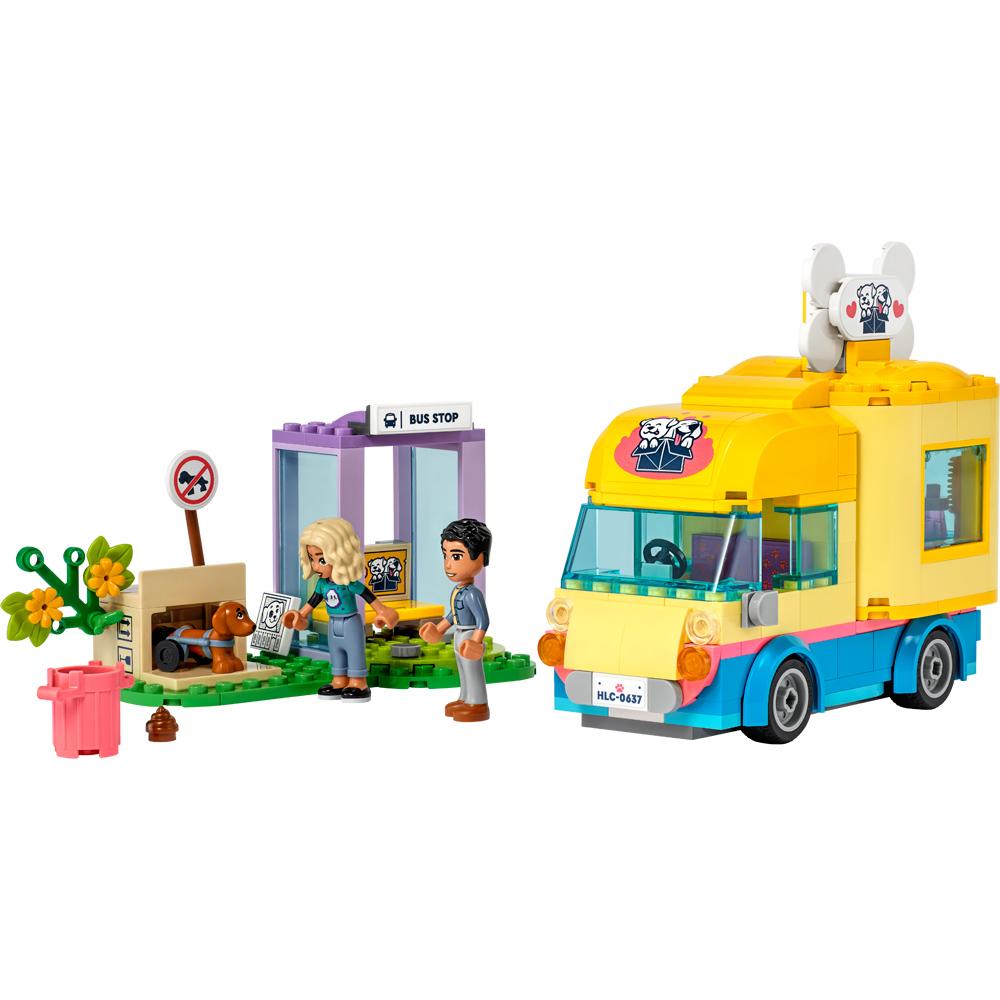 View 2 LEGO Friends Dog Rescue Van Building Set Toy 300 Piece for Ages 6+ 41741