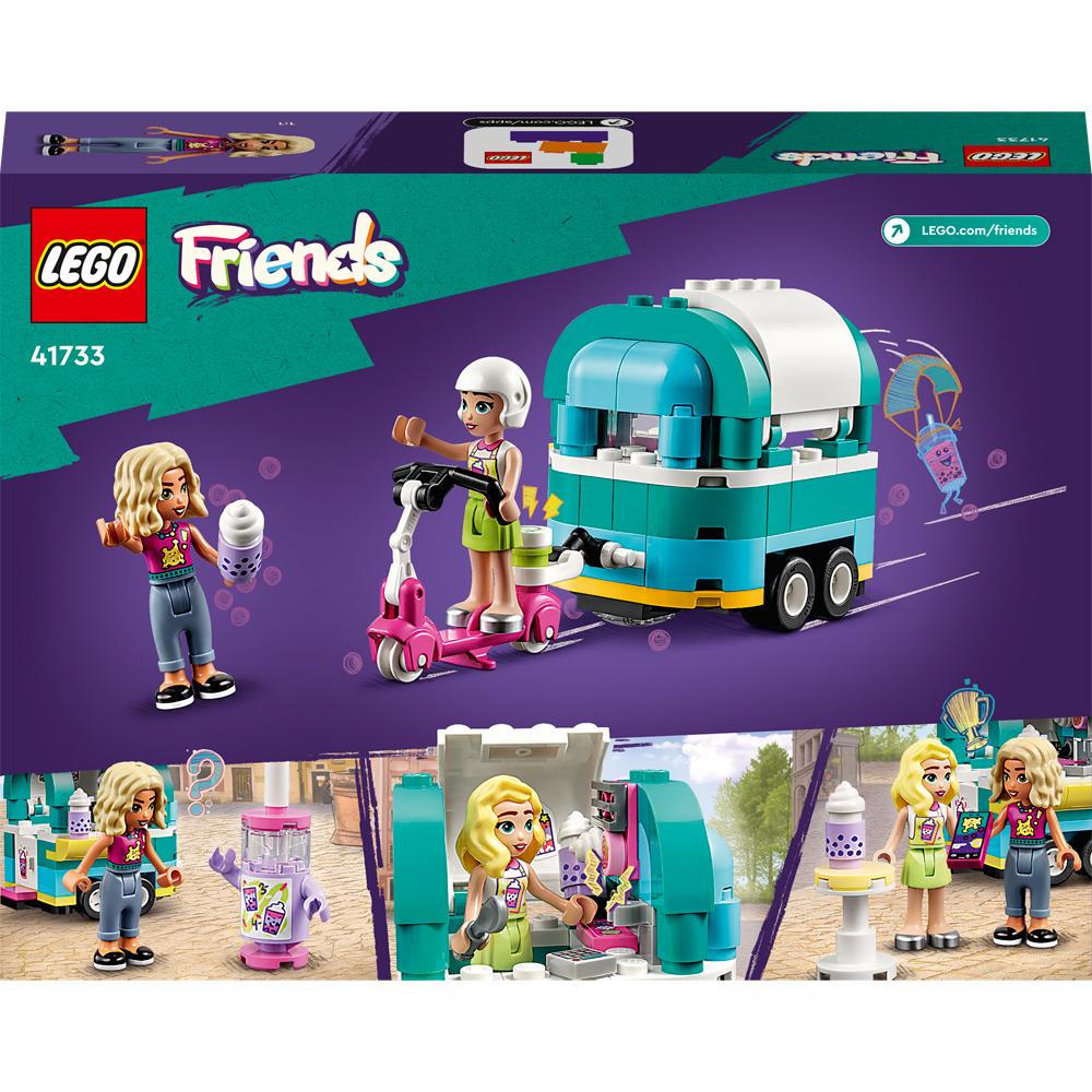 View 4 LEGO Friends Mobile Bubble Tea Shop Building Set Toy 109 Piece for Ages 6+ 41733
