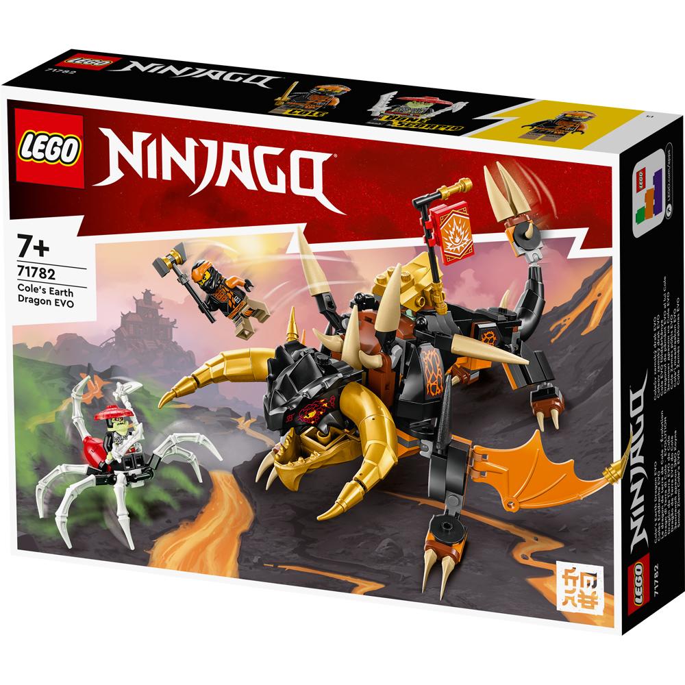 LEGO Ninjago Cole’s Earth Dragon EVO Building Set Toy 285 Piece 71782