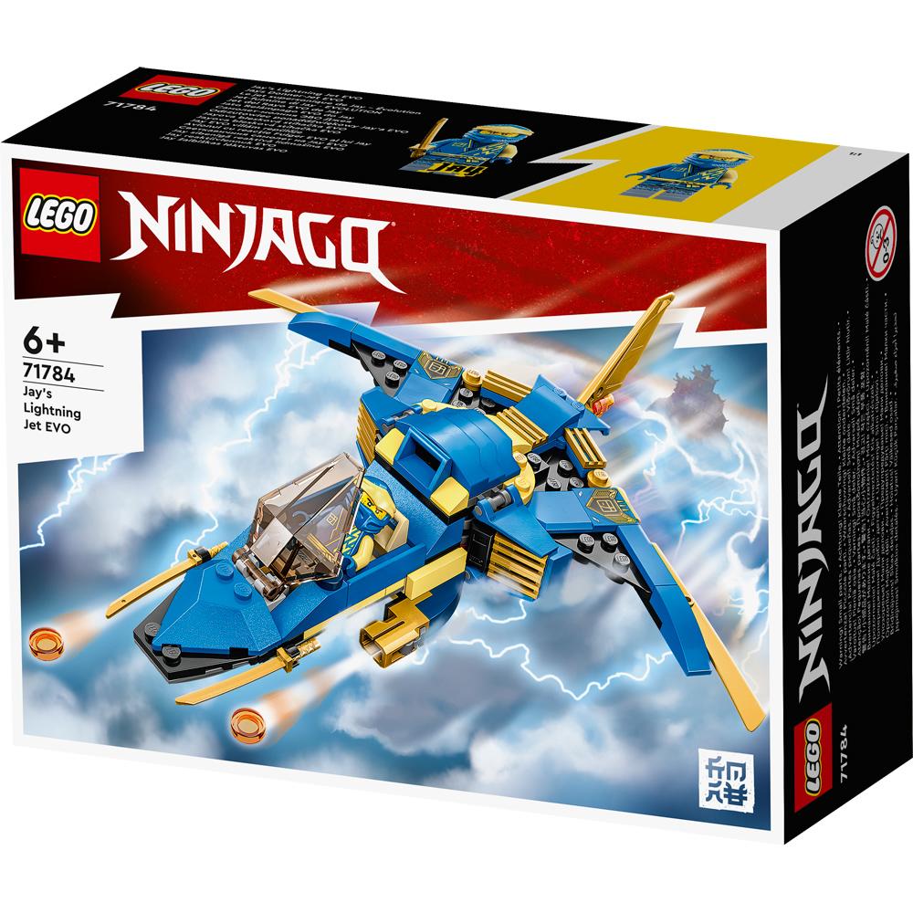 LEGO Ninjago Jay’s Lightning Jet EVO Building Set Toy 146 Piece for Ages 6+ 71784