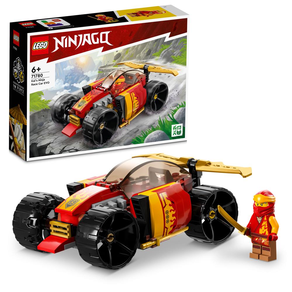 View 3 LEGO Ninjago Kai’s Ninja Race Car EVO Building Set Toy 94 Piece for Ages 6+ 71780