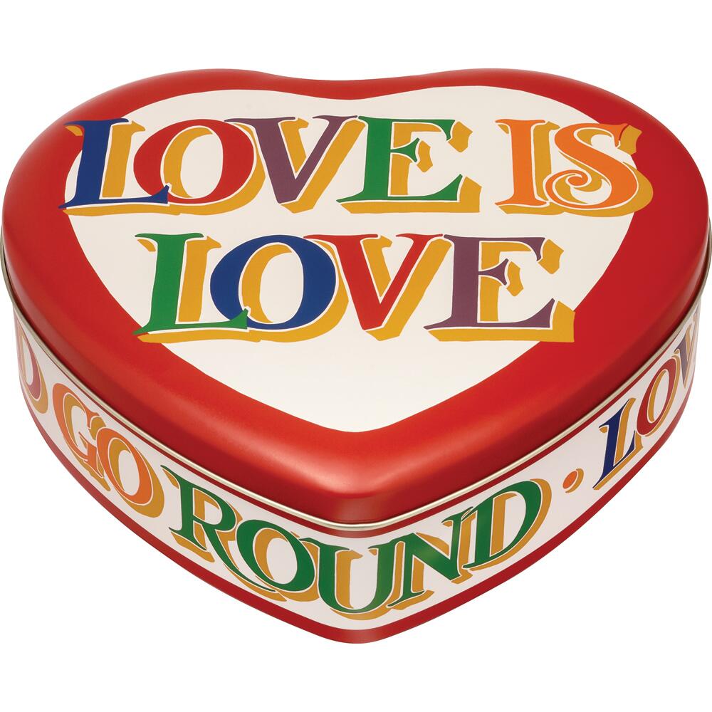 Emma Bridgewater Brighter World Large Heart Shaped Steel Storage Tin BRI3444