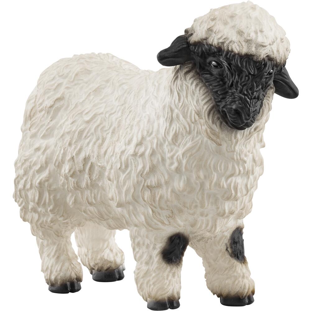 Schleich Farm World Valais Blacknose Sheep Animal Figure Toy for Ages 3+ 13965