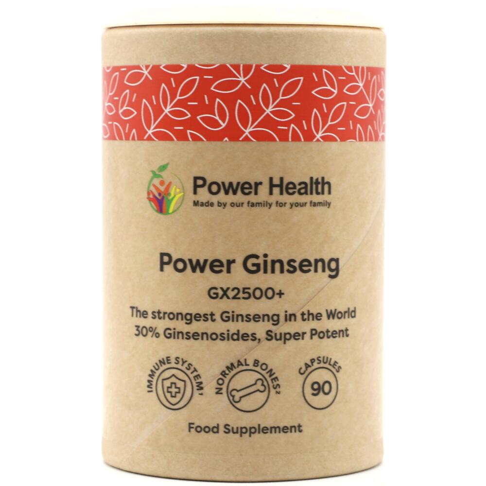 Power Health Power Ginseng GX2500+ 90 Capsules Food Supplement PHPPG90