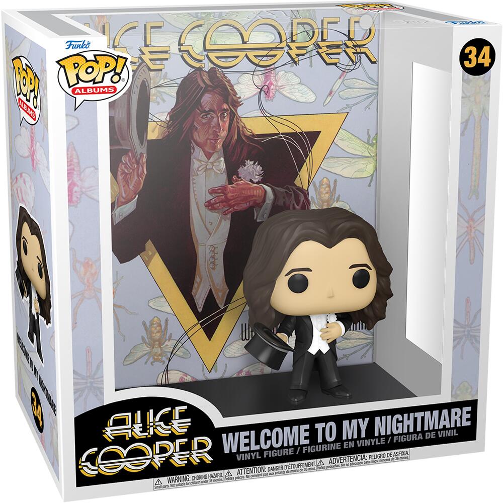 Funko POP! Albums Alice Cooper Welcome To My Nightmare Vinyl Figure with Hard Case #34 64038