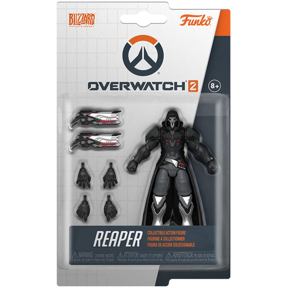 Funko Overwatch 2 Collectible Poseable Action Figure with Weapons REAPER 61543
