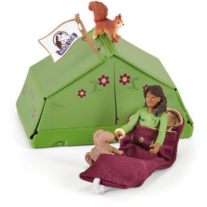 View 5 Schleich Horse Club Sarah's Camping Adventure Playset with Figures for Ages 5-12 SC42533