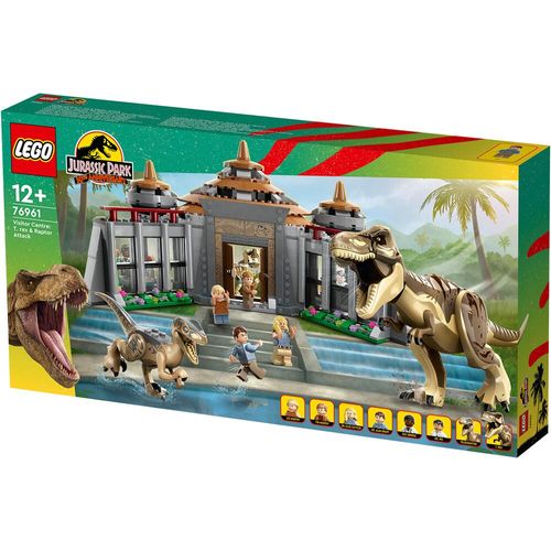 LEGO Jurassic World Visitor Centre T Rex & Raptor Attack 76961 Ages 12+ 76961