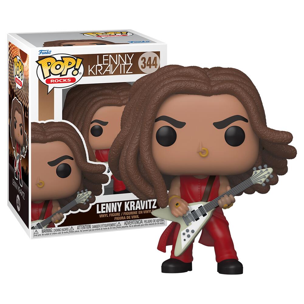 Funko POP! Rocks LENNY KRAVITZ Vinyl Figure with Gibson Guitar No 344 72566