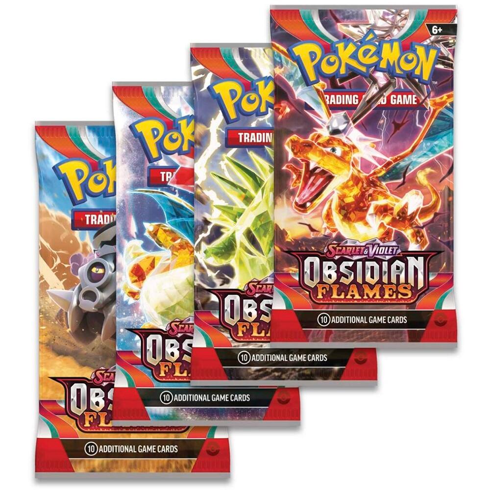 Pokemon TCG Scarlet & Violet Obsidian Flames Booster Pack of 10