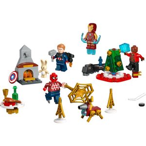 View 2 LEGO Marvel AVENGERS Advent Calendar Set 76267