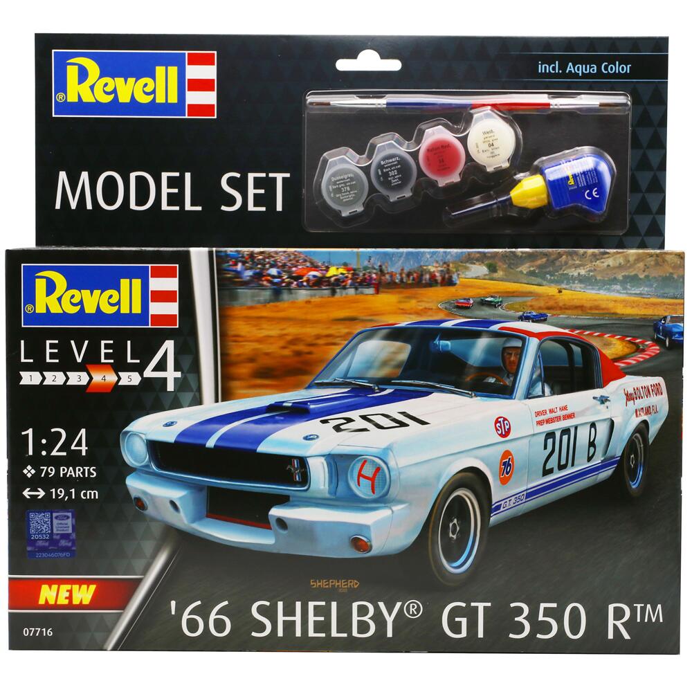 Revell Shelby GT 350 R 1966 Racing Car MODEL SET Scale 1/24 67716