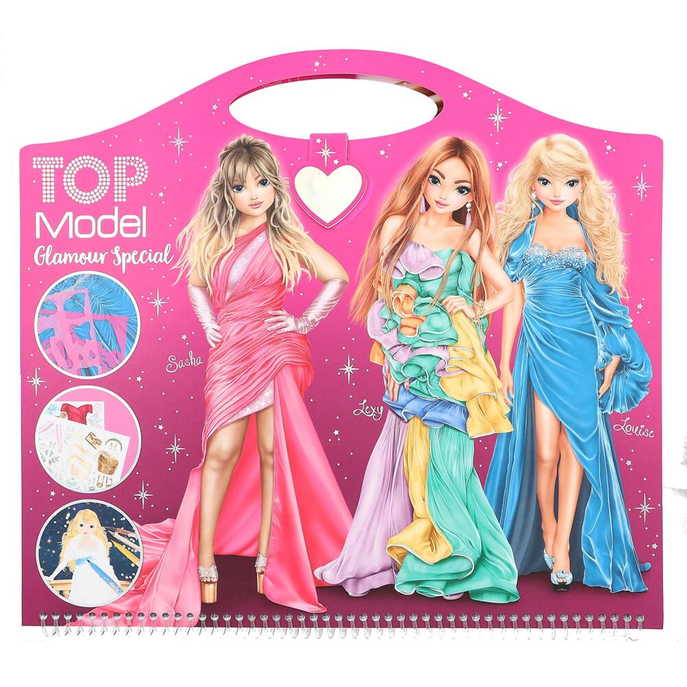 Depesche TOPModel Create Your GLAMOUR SPECIAL Colouring Book Ages 6+ 12577_A