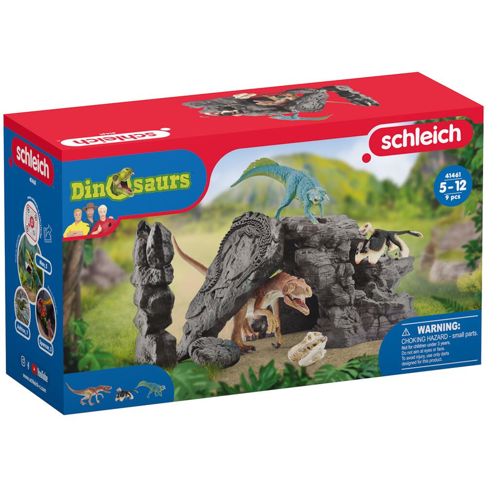 Schleich Dinosaurs DINO SET with Cave Playset Ages 5-12 S41461