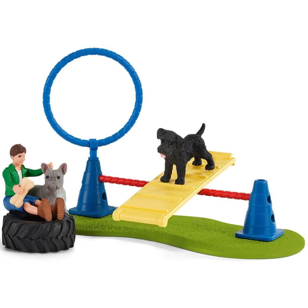 Schleich Farm World Puppy Agility Training Set
