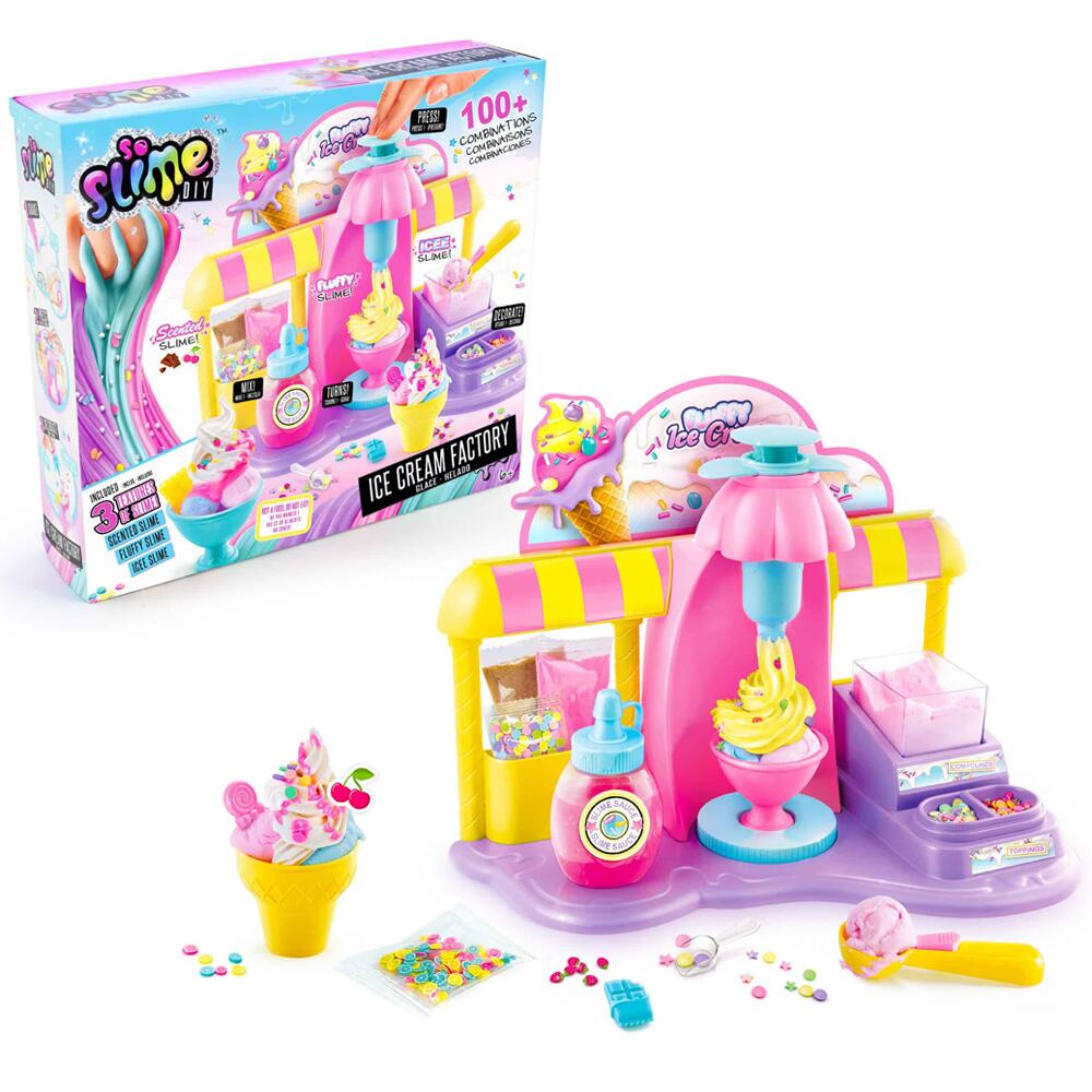 So Slime DIY Ice Cream Factory Creative Playset for Ages 6+ SSC180