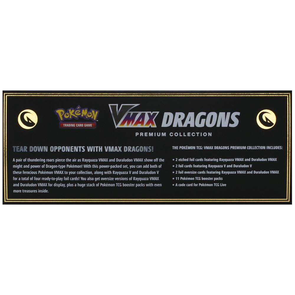 Pokemon Trading Card Game VMAX Dragons Premium Collection Box