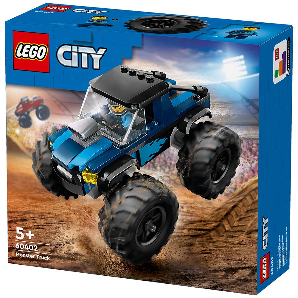 LEGO City Blue Monster Truck Building Set 60402 Ages 5+ L60402