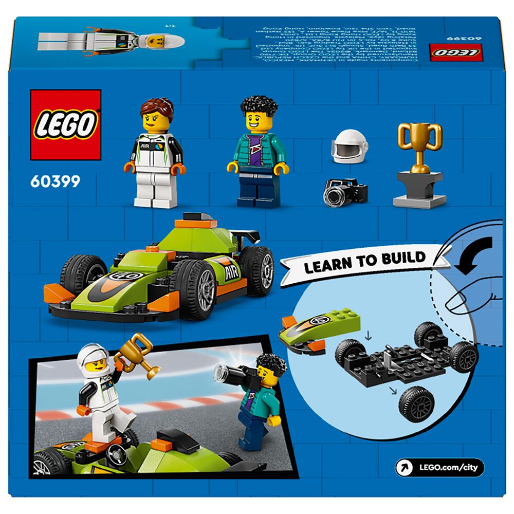 Green car lego sale