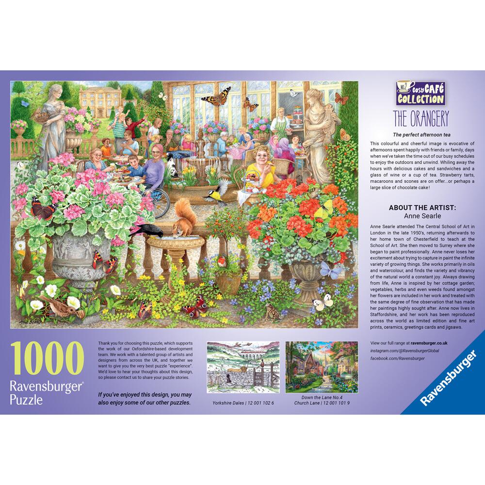 Ravensburger - Cosy Café No.1, Beach Garden Café - 1000 Piece Jigsaw P