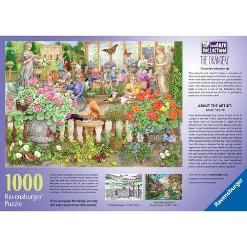 Ravensburger Cosy Café 1000 Piece Jigsaw Puzzle - Valley Farm Cafe Scene For Adults & Kids 12+ - View #8