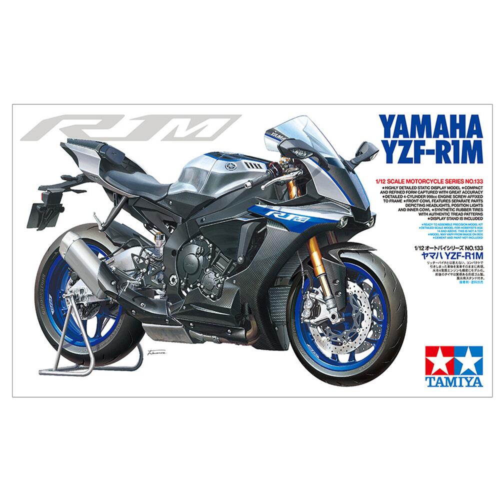 Tamiya Yamaha YZF R1M Model Kit Set 14133 Scale 1 12