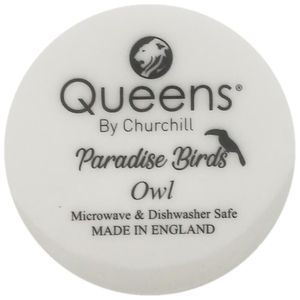 View 3 Queens Paradise Birds OWL Fine China 400ml Oak Mug PARB00351