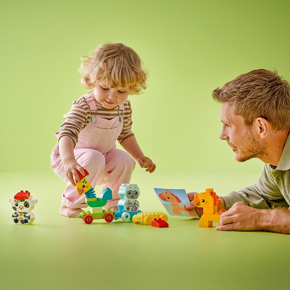 Duplo animal train set discount
