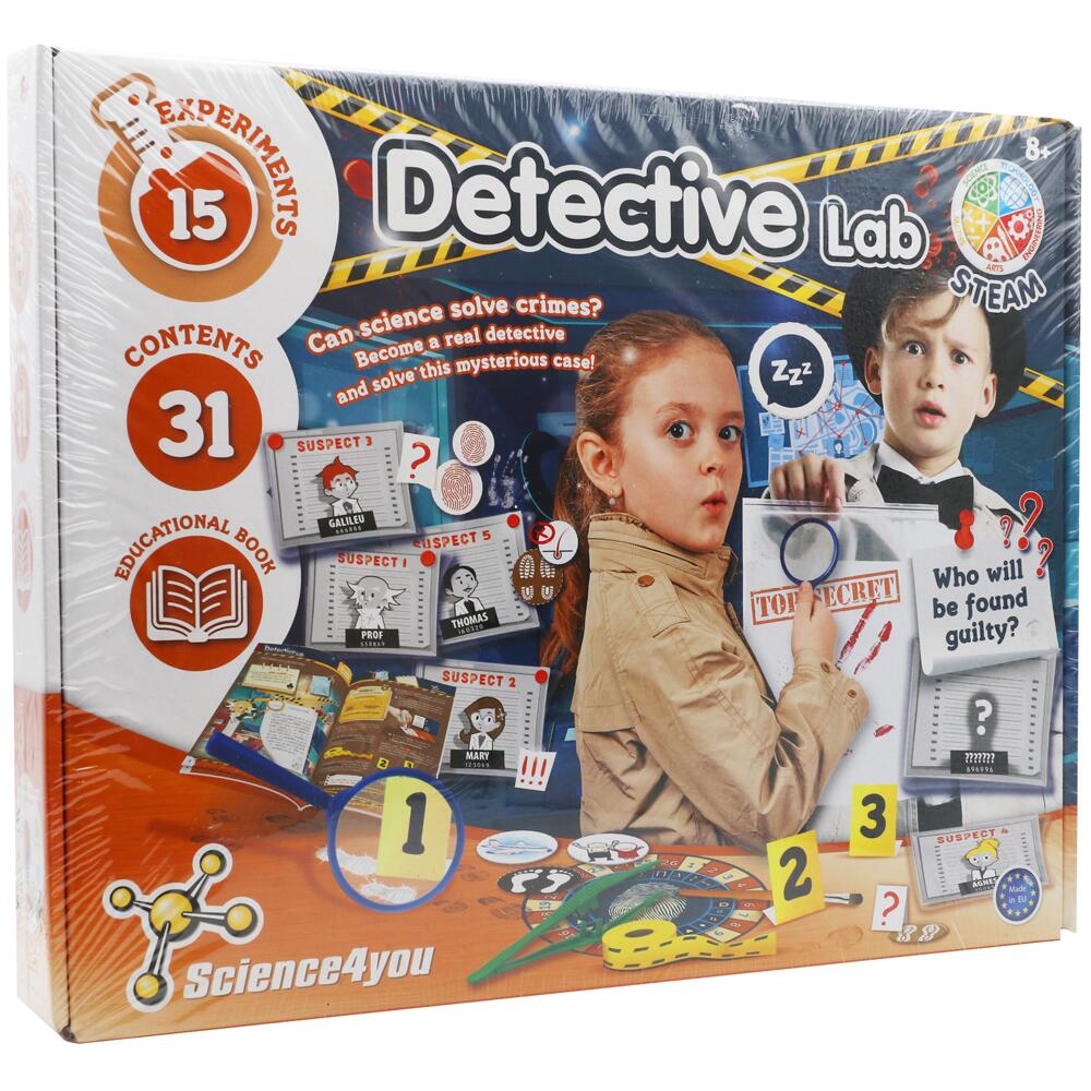 Science4You Detective Lab STEAM Educational Set for Ages 8+ 80004024