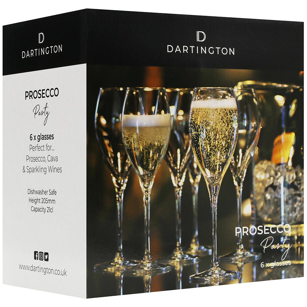 Dartington Prosecco Party Six Glass Pack