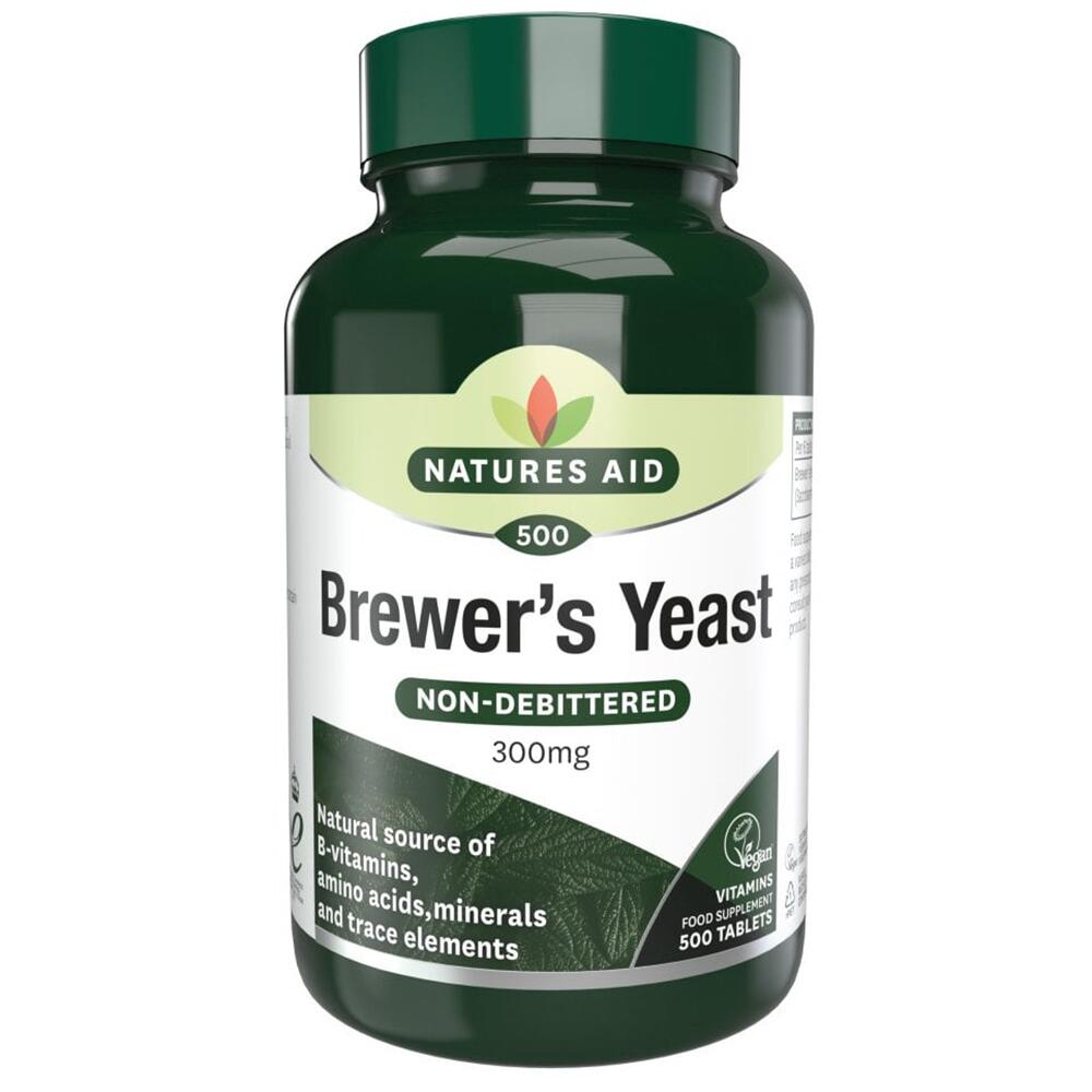 Natures Aid Brewers Yeast 300mg - 500 Tablets 11610