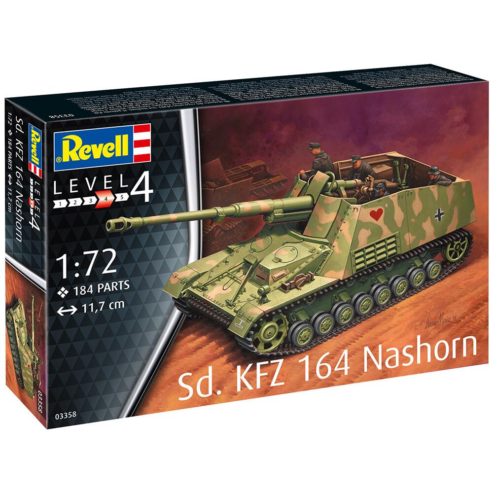 Revell Sd.Kfz 164 Nashorn Tank Destroyer Model Kit Scale 172