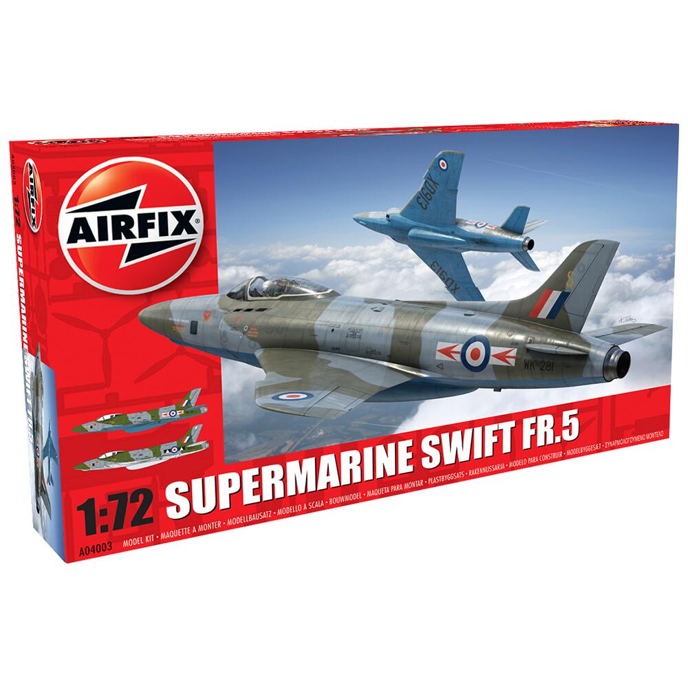 Airfix Supermarine Swift FR.5 Military Aircraft Model Kit Scale 1:72 A04003