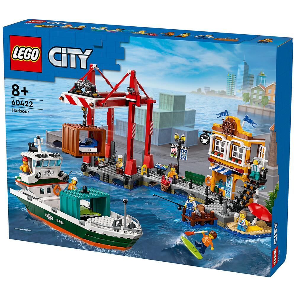 LEGO City Seaside Harbour with Cargo Ship Building Set 60422