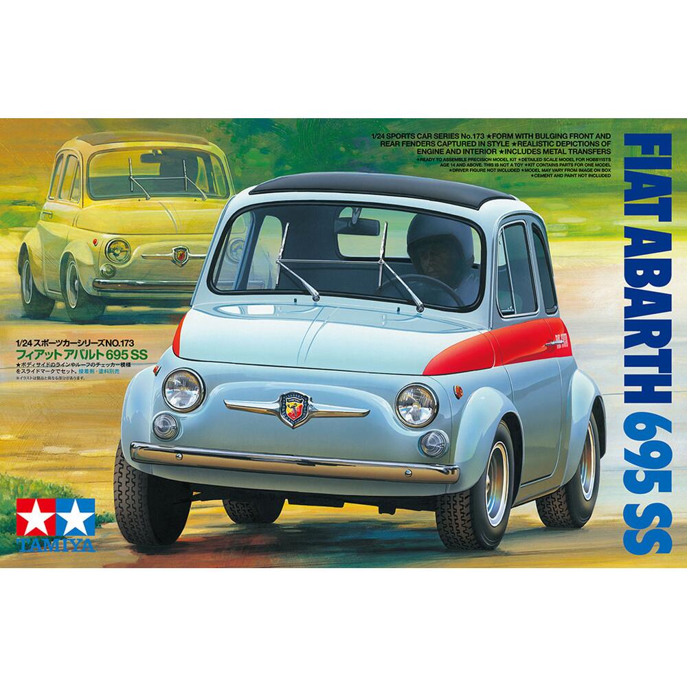 Tamiya Fiat Abarth 695 SS Model Kit 24173 Scale 1/24