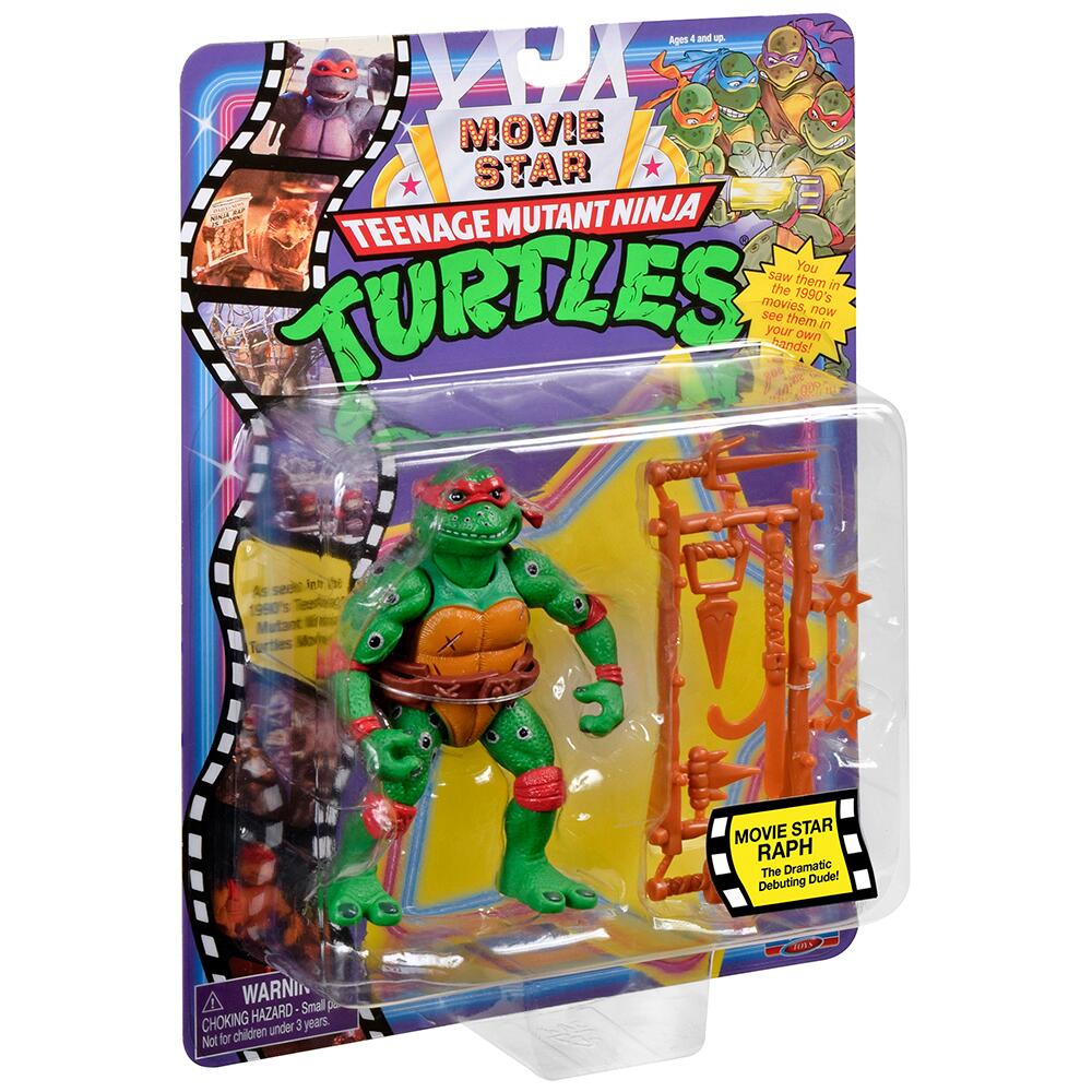 Teenage Mutant Ninja Turtles MOVIE STAR RAPH Collectable Figure For Ages 4+