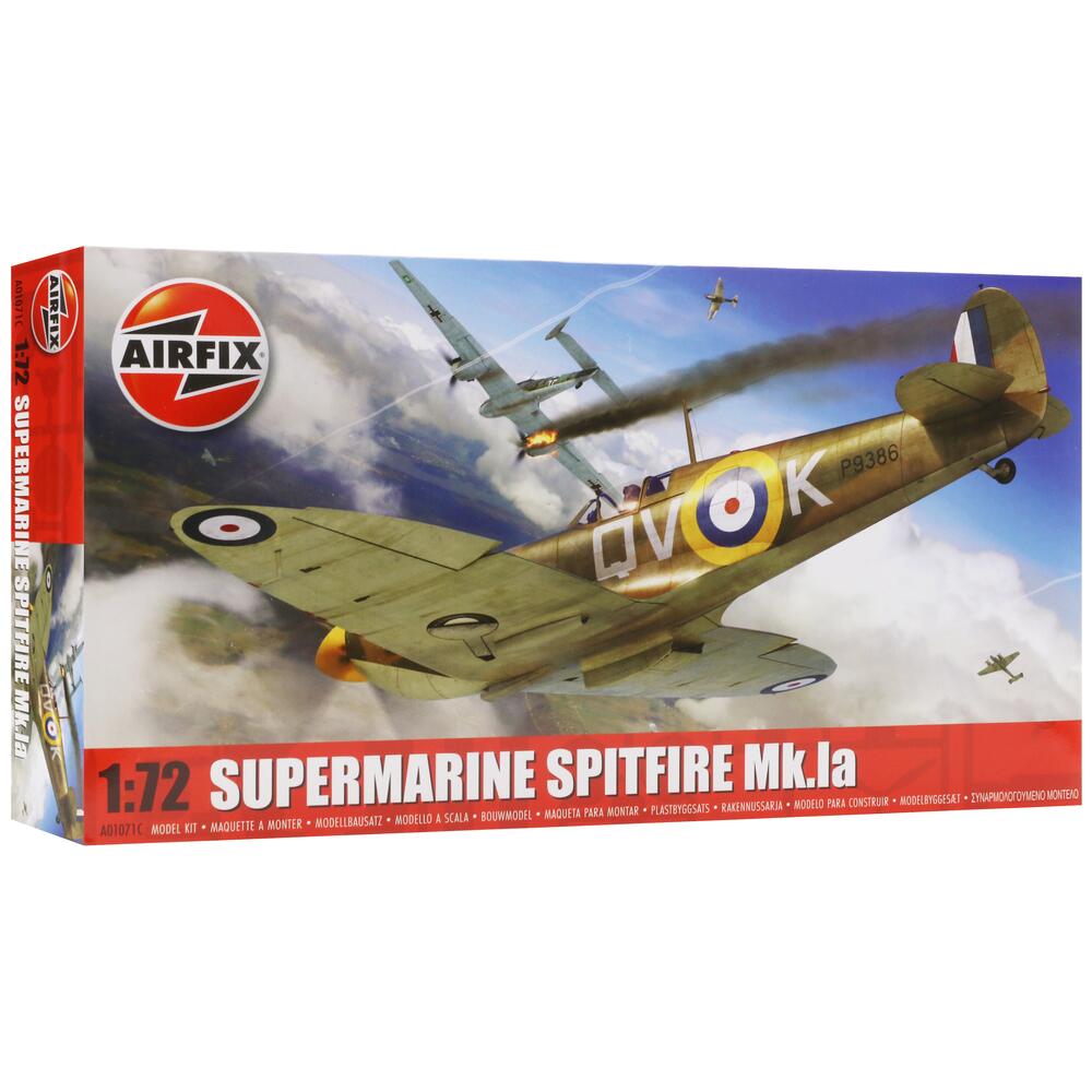 Airfix Supermarine Spitfire Mk.Ia Aircraft Model Kit A01071C Scale 1:72