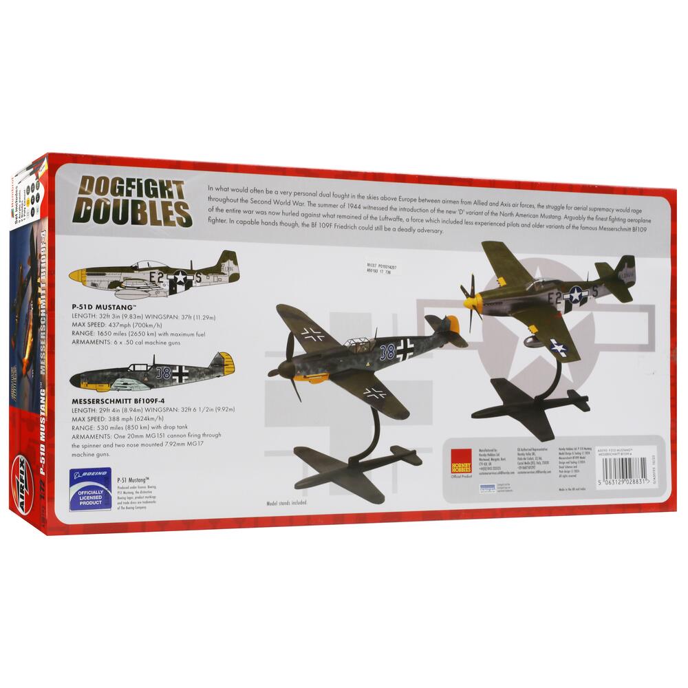 P-51D Mustang vs Bf109F-4 Dogfight Double P-51D Mustang vs Bf109F-4 Dogfight Double