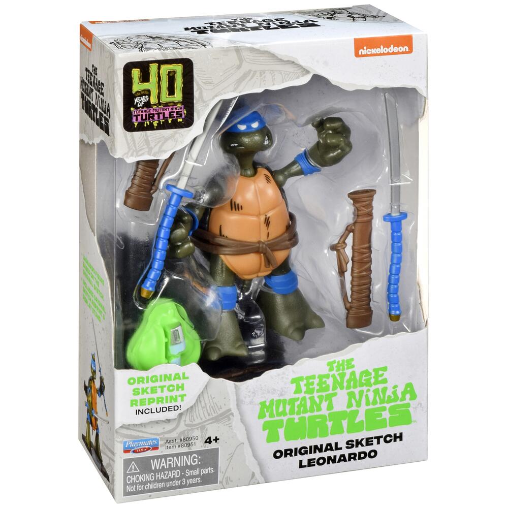 Teenage Mutant Ninja Turtles Original Sketch Action Figure LEONARDO 80951