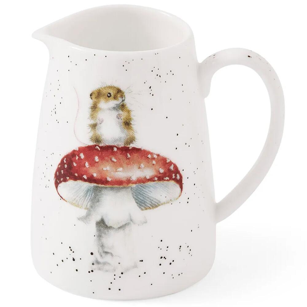 Royal Worcester Wrendale Designs He's a Fun-gi Mouse Posy Jug WNSZ4393-XL