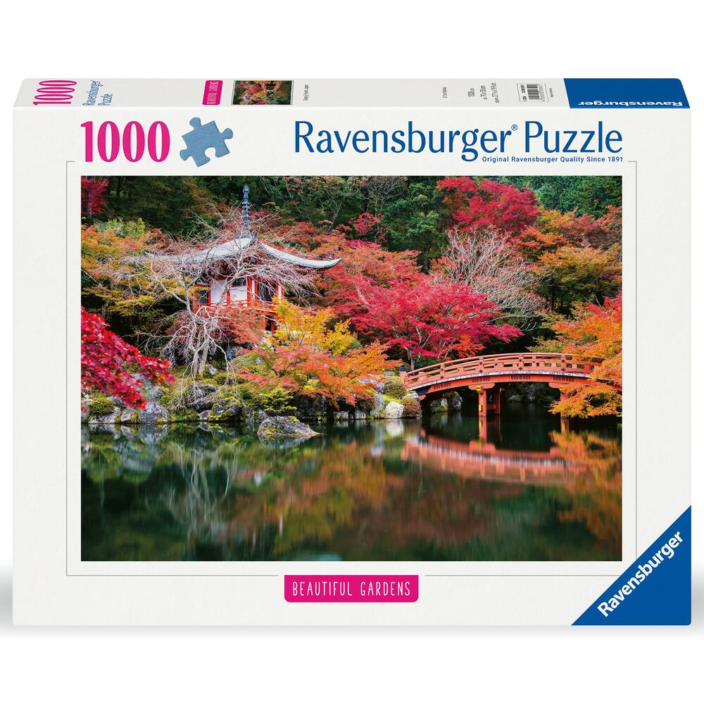 Ravensburger Beautiful Gardens Kyoto Japan 1000 Piece Jigsaw Puzzle 12000849