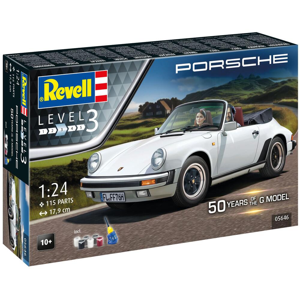 Revell Porsche 911 Cabriolet 50 Years of The G Model Kit Scale 1:24 05646