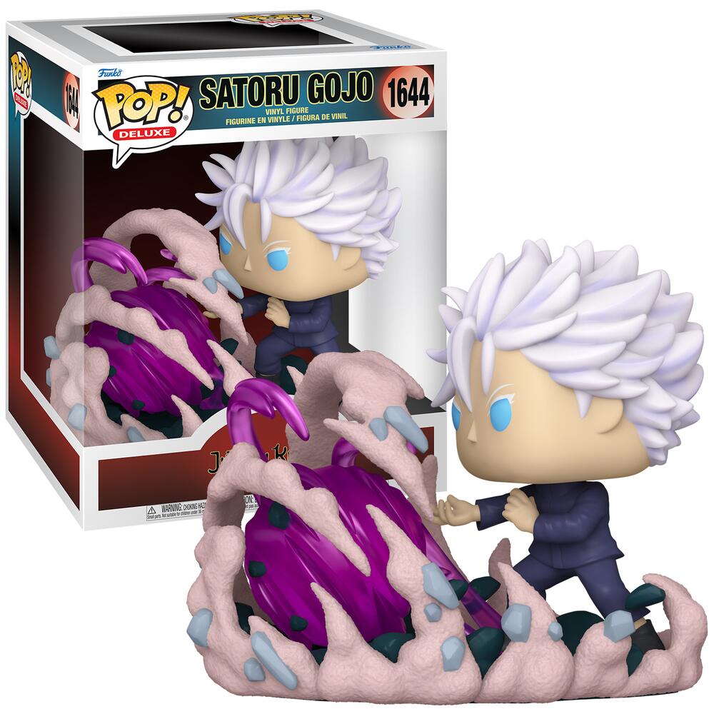 Funko POP! Deluxe Jujutsu Kaisen Satoru Gojo Hollow Technique Purple Vinyl Figure 1644 80284